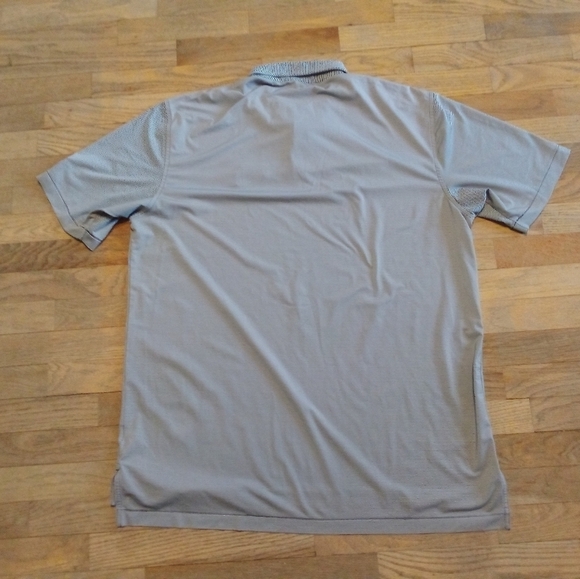 Peter Millar Summer Comfort Polo Blue White Gray Striped Men's XL - Picture 3 of 8